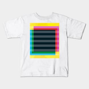 rainbow  geometric pattern Kids T-Shirt